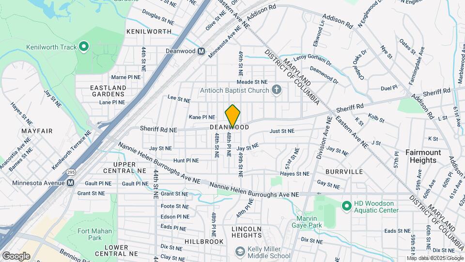 4821 Sheriff Rd NE Map and Location Details