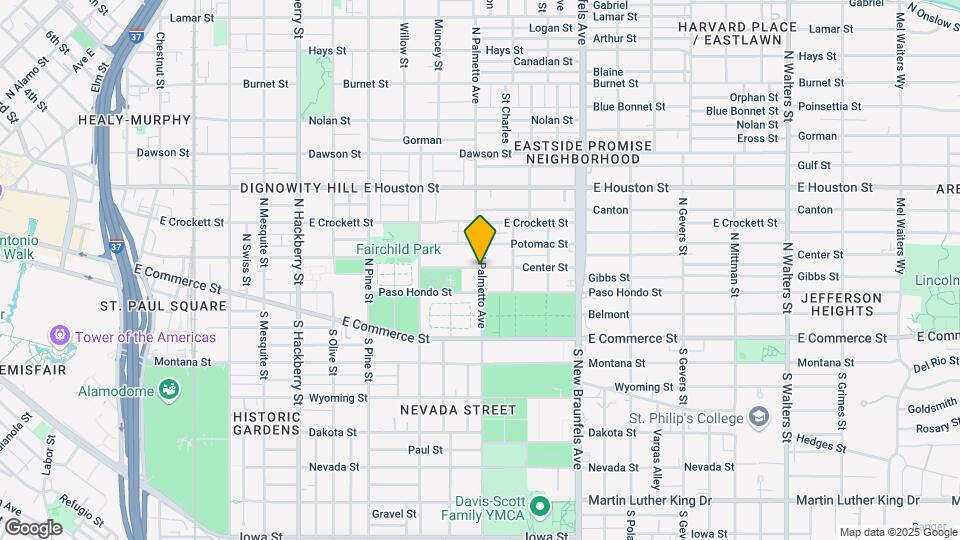 1546 Center St Map and Location Details