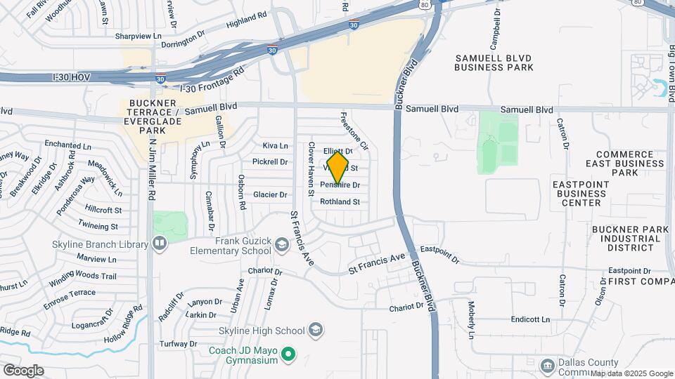 7132 Penshire Dr Map and Location Details