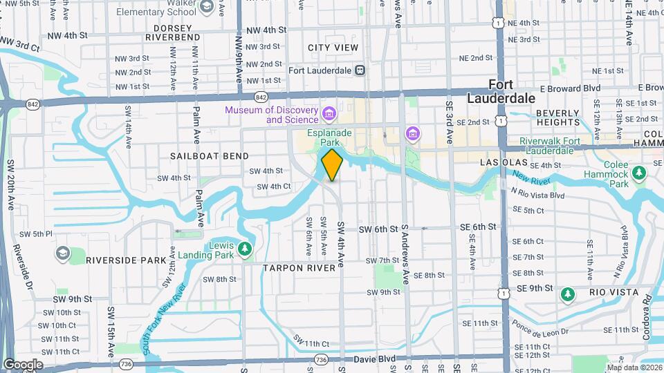 437 SW 4th Ave Map and Location Details