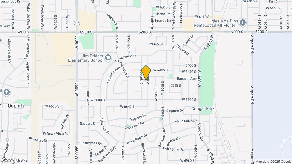 6502 S 5180 W Map and Location Details