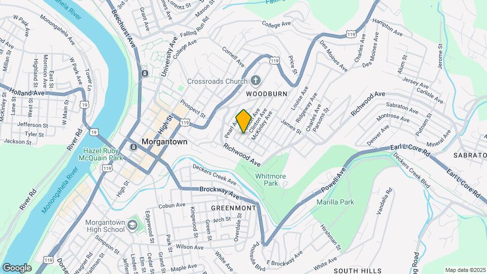 537 Clinton Ave, Unit Clinton B Mapa y Detalles de la Ubicación