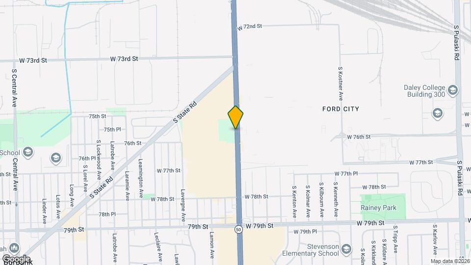 7616 S Lorel Ave Map and Location Details