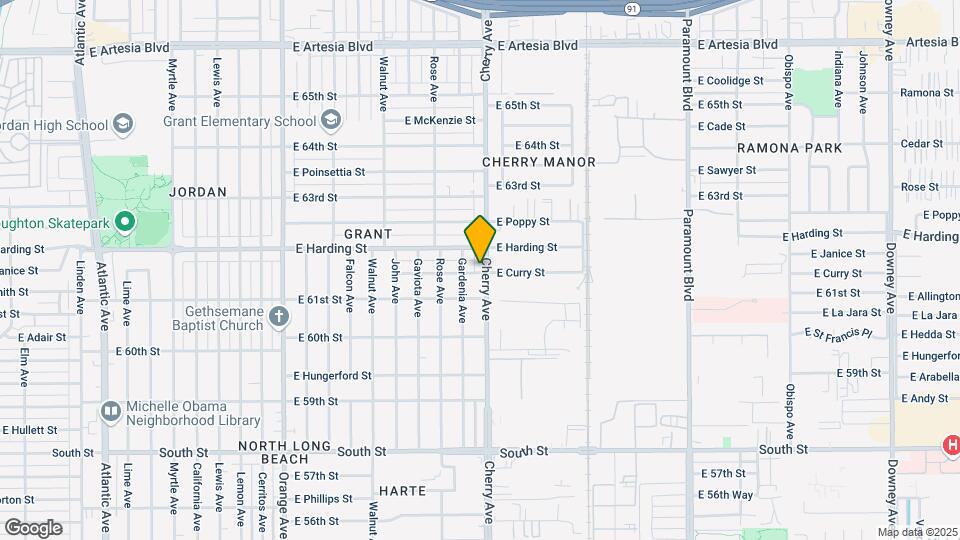 6151-6155 Cherry Ave Map and Location Details