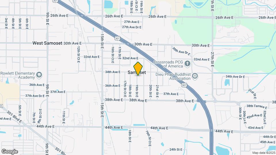 3419 19th St E Map and Location Details