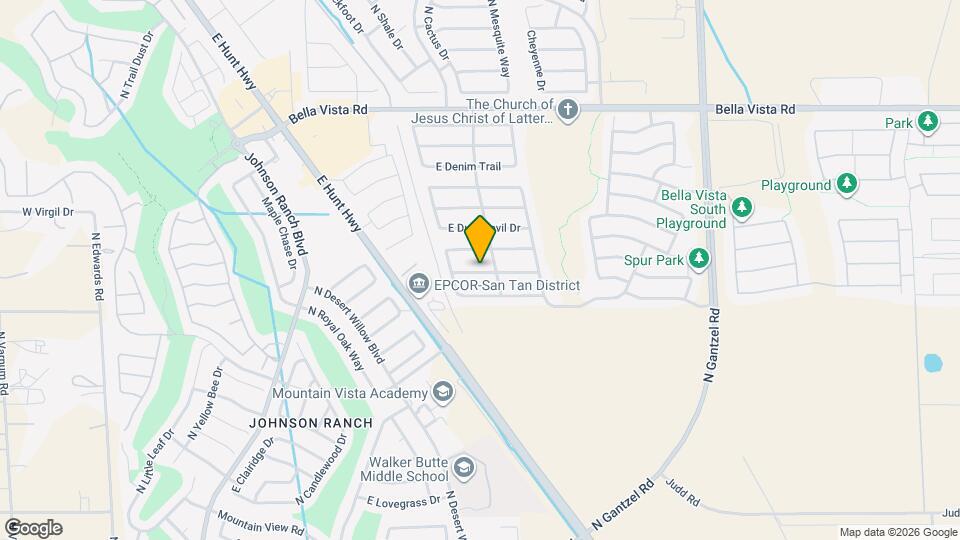 1097 E Omega Dr Mapa y Detalles de la Ubicación