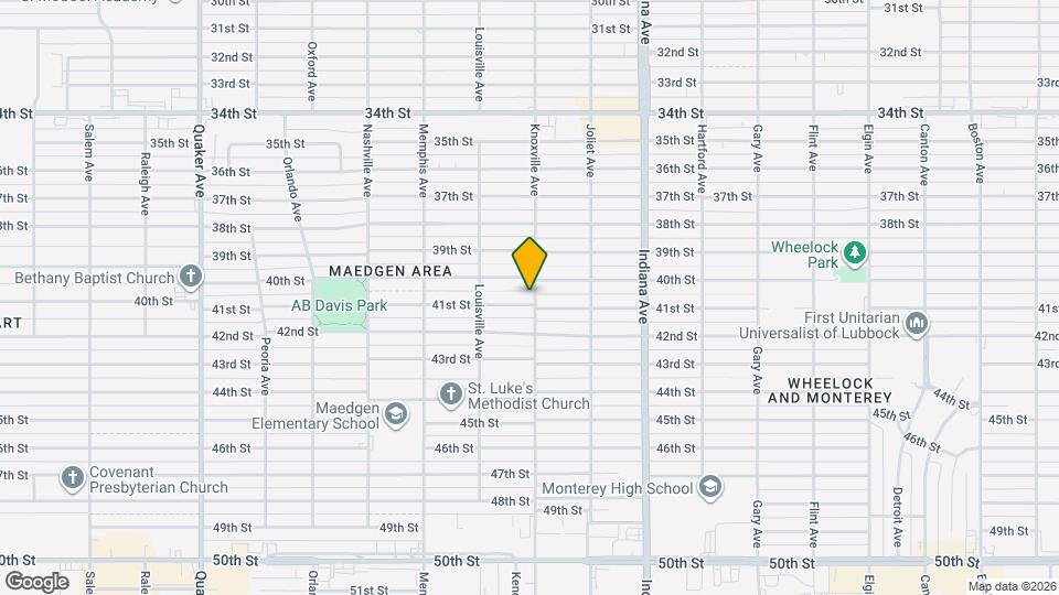 3602 41st St Map and Location Details