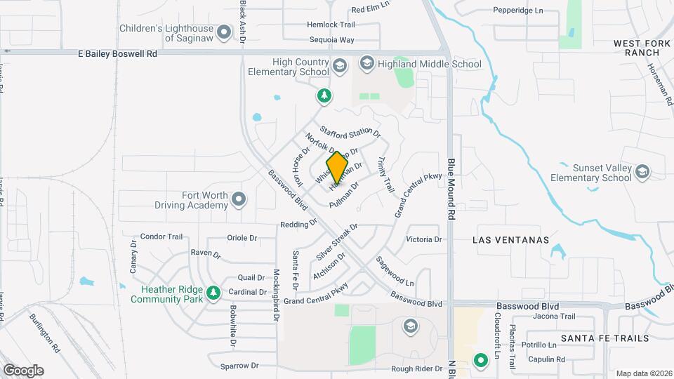 1037 Harriman Dr Mapa y Detalles de la Ubicación