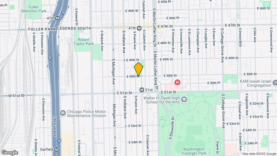 5003 S Prairie Ave Map and Location Details