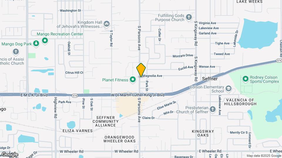 1404 S Parsons Ave Map and Location Details