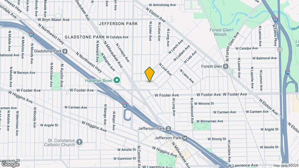 5511 W Farragut Ave, Unit 2 Map and Location Details