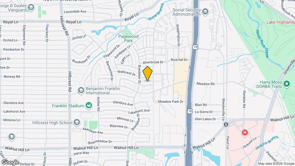 7605 Meadow Oaks Dr Map and Location Details