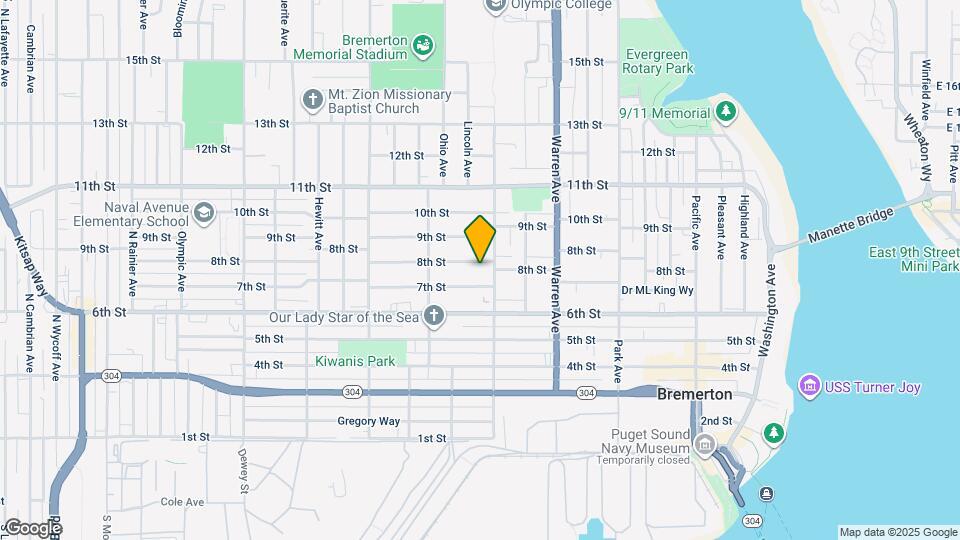 1209 8th St Map and Location Details
