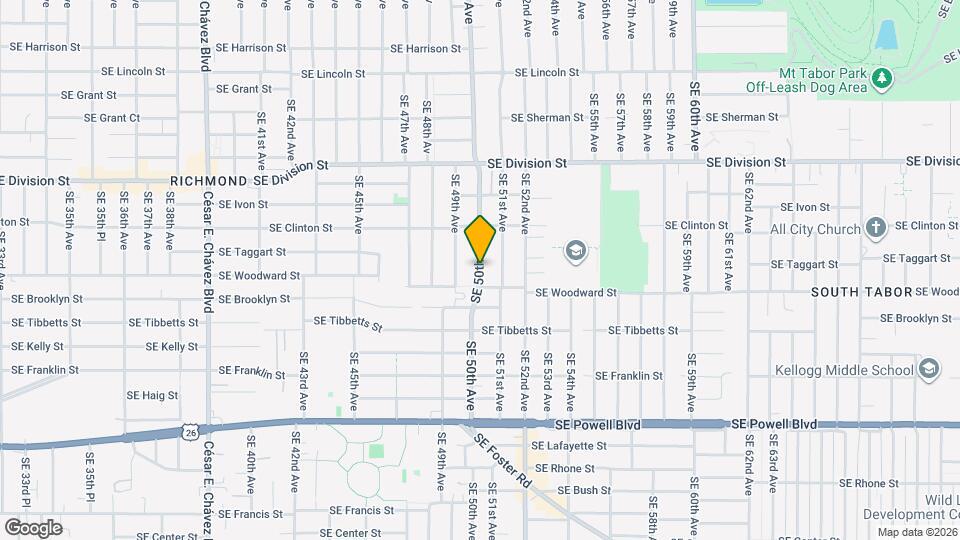 2830-2836-2836 SE 50th Ave Map and Location Details