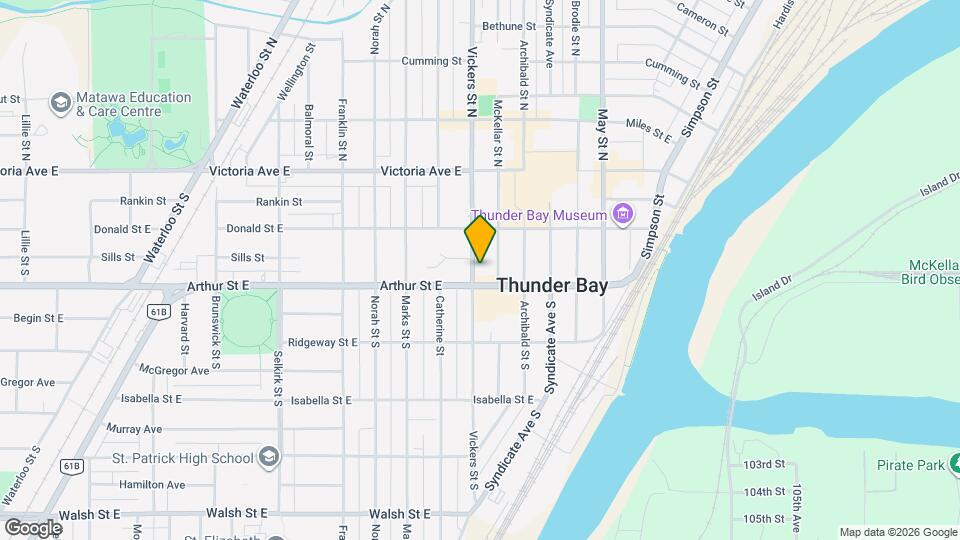 230 Vickers St S Map and Location Details