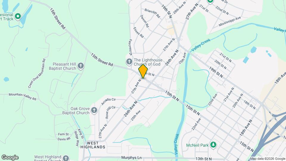 1521 27th Ave N Map and Location Details