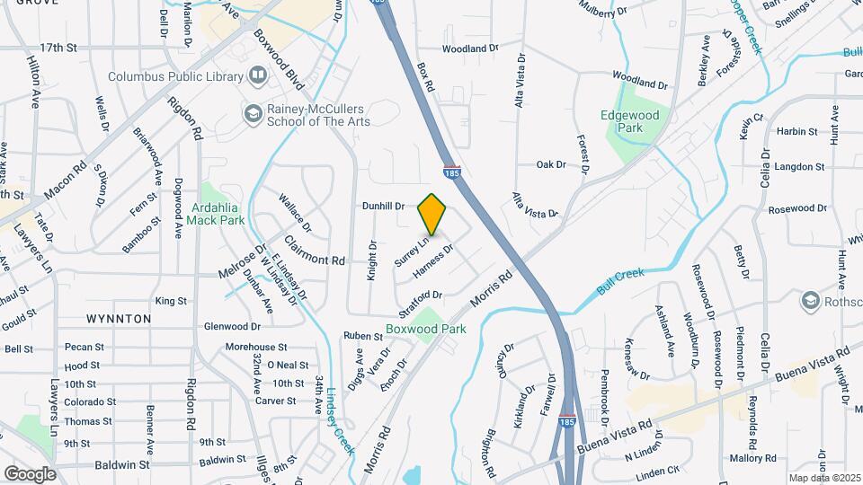 3656 Surrey Ln Map and Location Details