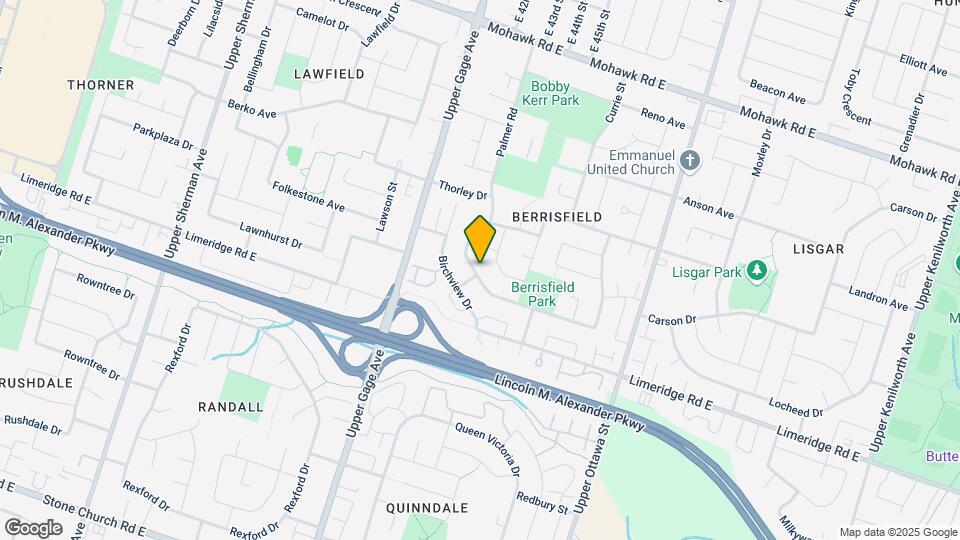 59 Birchcliffe Crescent Map and Location Details