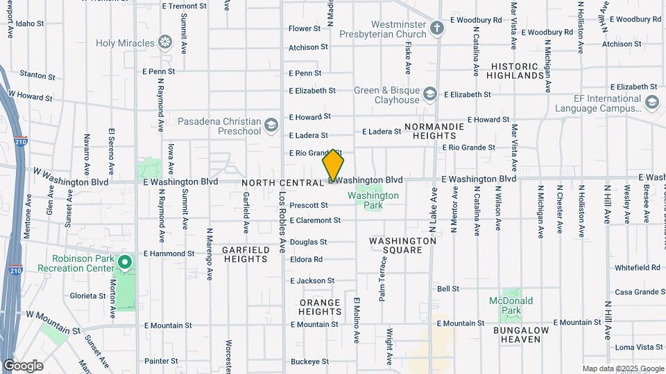 586 Washington Blvd Map and Location Details