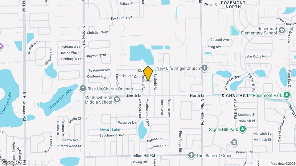 4508 Meadowbrook Ave Map and Location Details