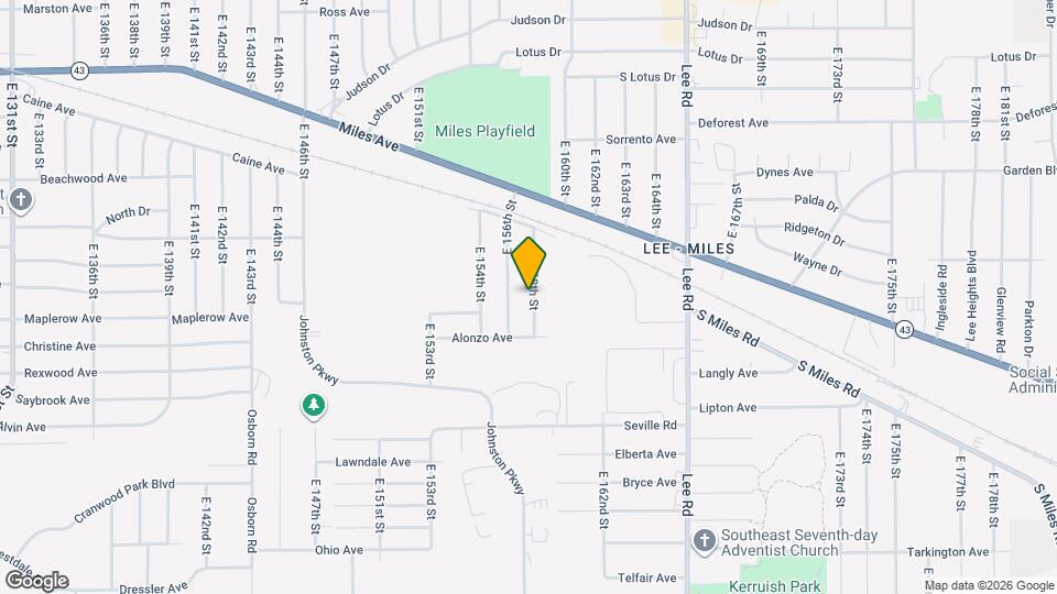 4436 E 158th St Map and Location Details