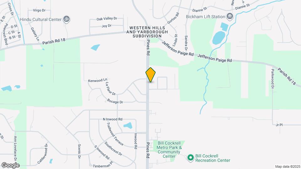 3829 Pines Rd Map and Location Details