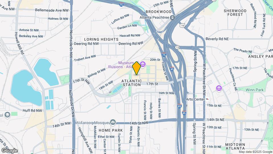 361 17th St NW Map and Location Details