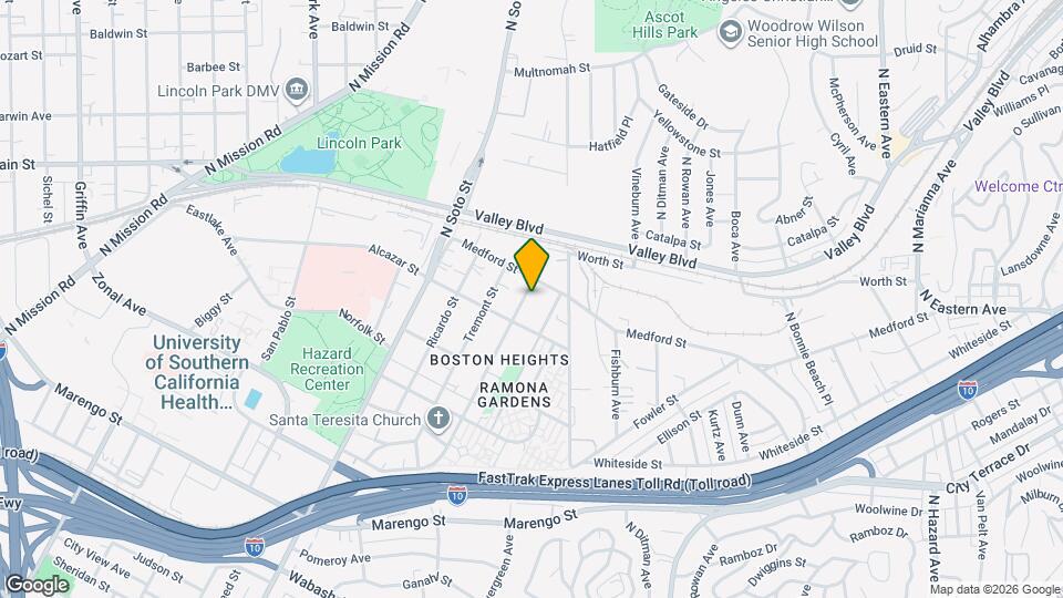 1660 1/2 Murchison St, Unit 1660 HALF Mapa y Detalles de la Ubicación