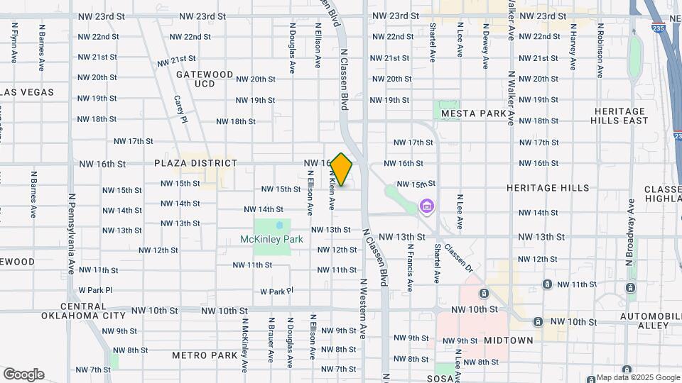 1124 NW 15th St Map and Location Details