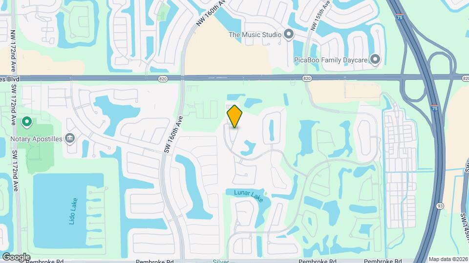 672 SW 158th Terrace Map and Location Details