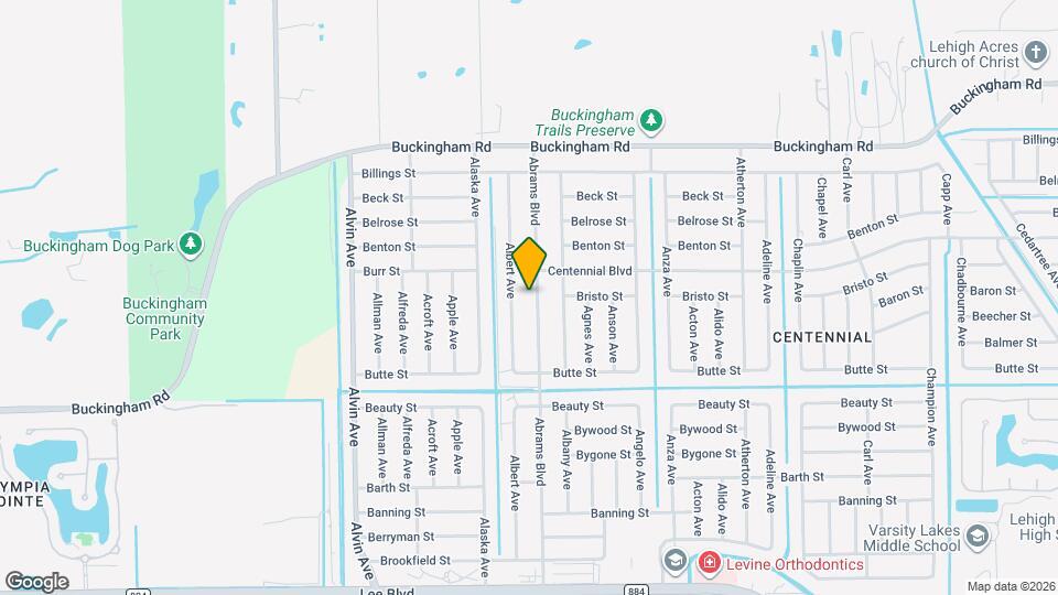 1043 Abrams Blvd Map and Location Details