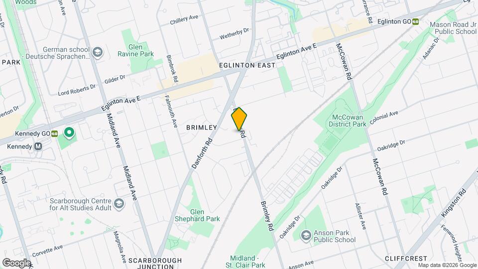 478 Brimley Rd Map and Location Details