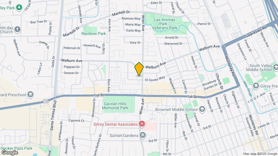 811 El Cerrito Way Mapa y Detalles de la Ubicación