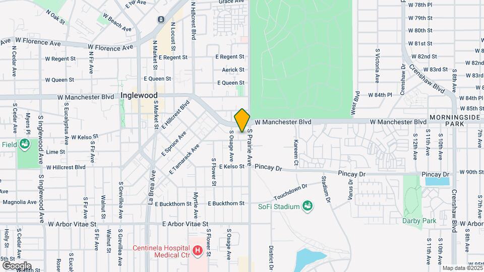 817 E Nutwood St Map and Location Details