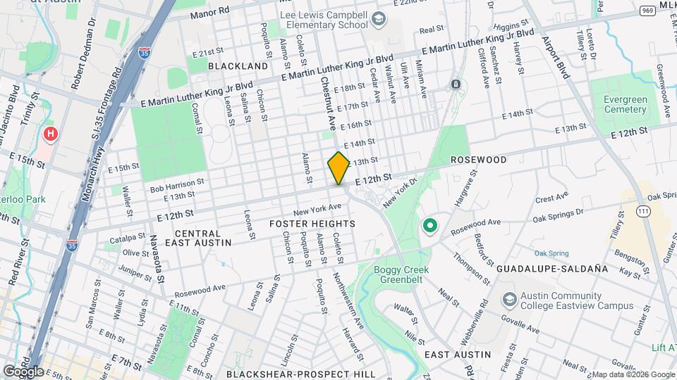 2207 E 12th St Mapa y Detalles de la Ubicación