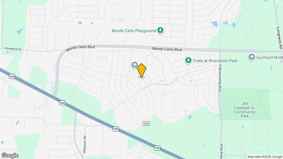 3207 Winding Meadow Trail Map and Location Details