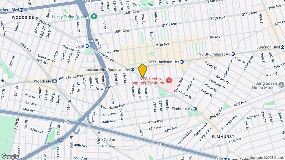 75-17 41st Ave Map and Location Details