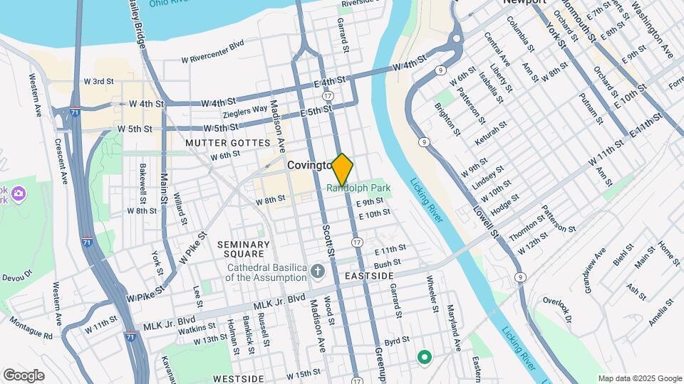 811 Greenup St Mapa y Detalles de la Ubicación