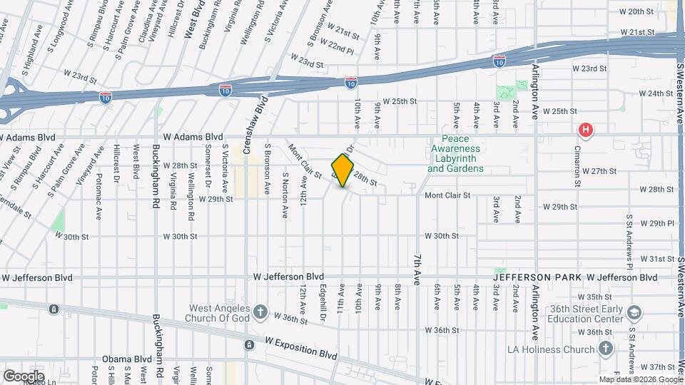 3930 Mont Clair St Map and Location Details