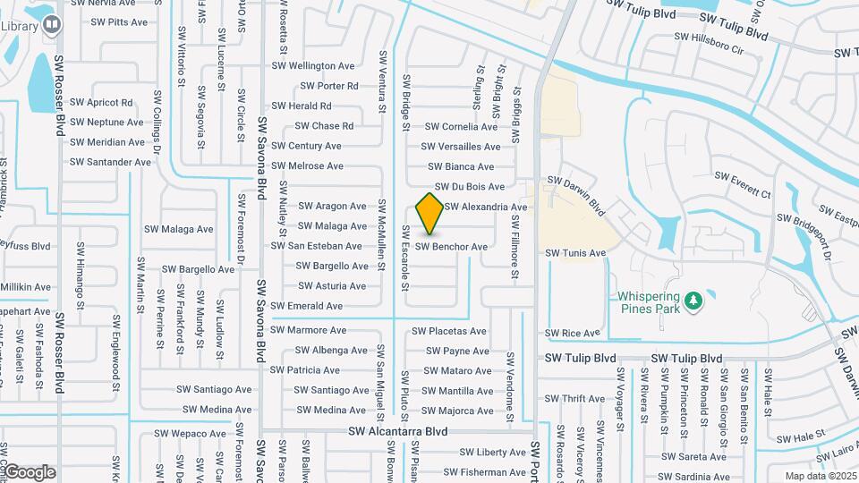 1073 SW Benchor Ave Map and Location Details