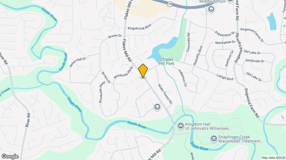 3929 Flakes Mill Rd Map and Location Details