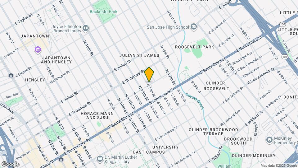 102 N 14th St Mapa y Detalles de la Ubicación