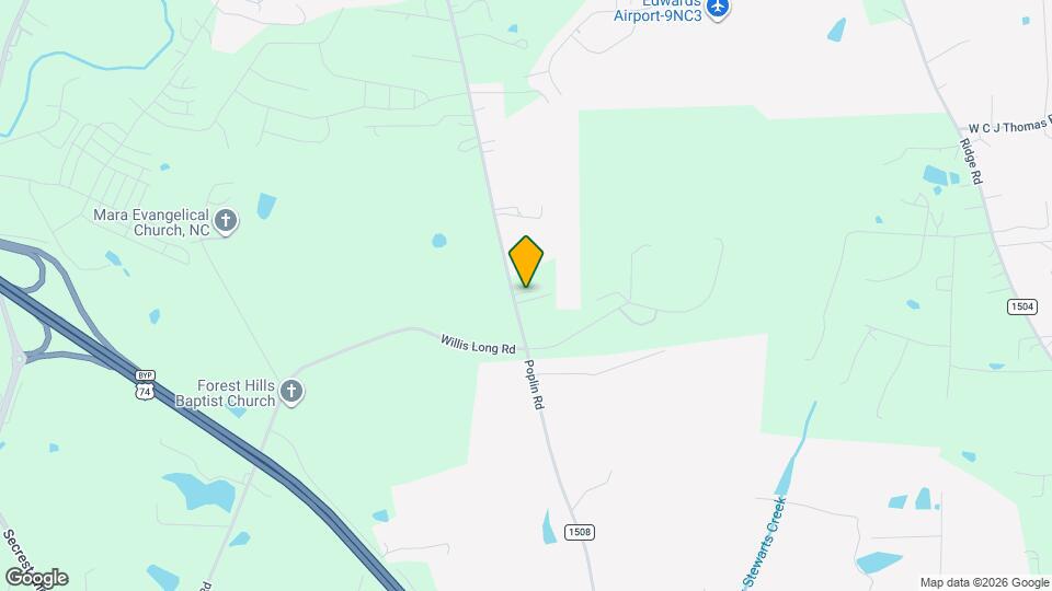 3720 Poplin Rd Map and Location Details