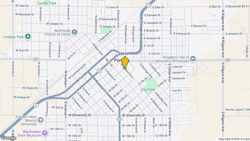 406 S Abilene Ave Mapa y Detalles de la Ubicación