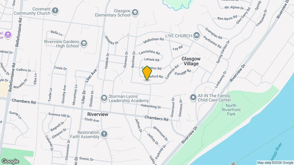 405 Cameron Rd Map and Location Details