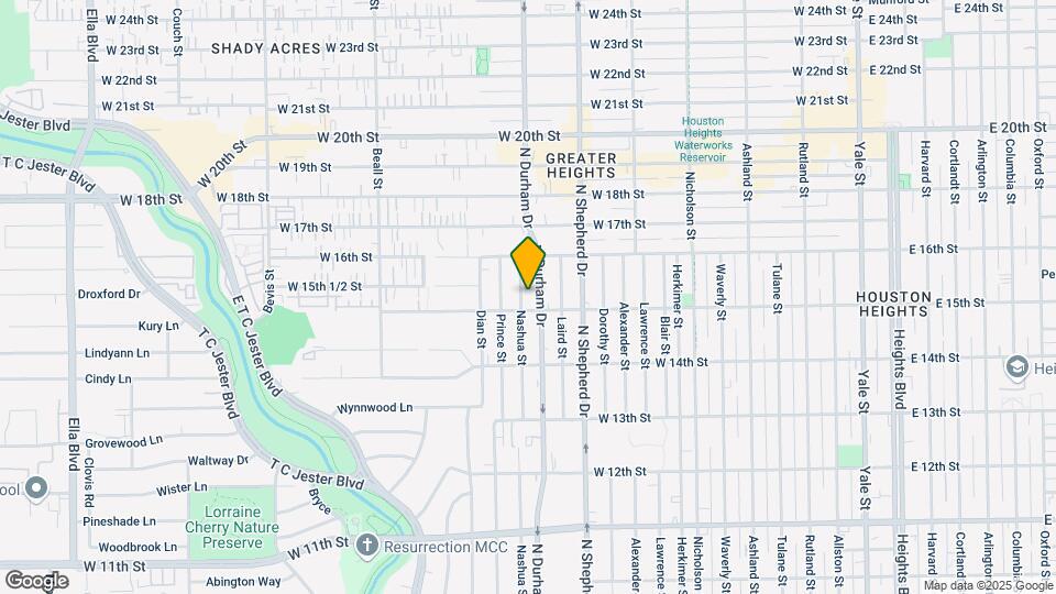 1506 Nashua St Map and Location Details
