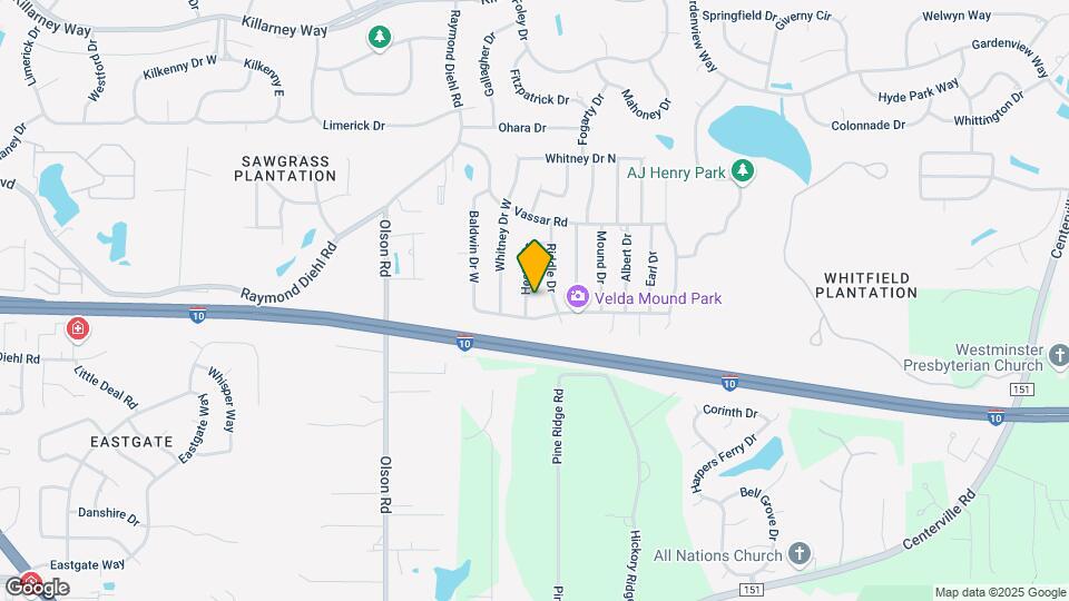 3205 Hester Dr Map and Location Details