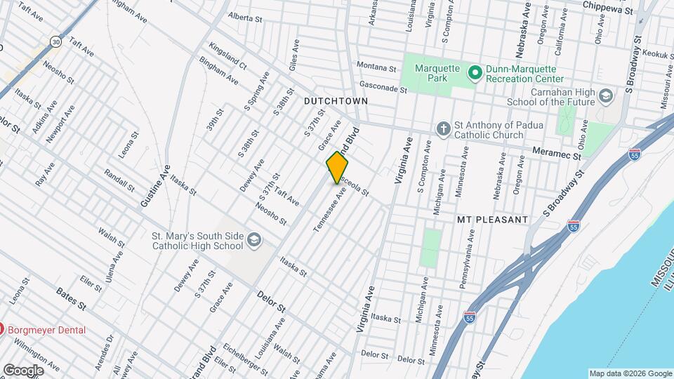 4417 Tennessee Ave Map and Location Details