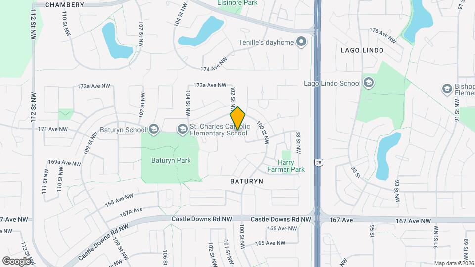 17124 101 St NW Map and Location Details