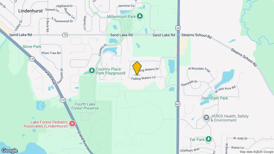 3097 Falling Waters Ln Map and Location Details
